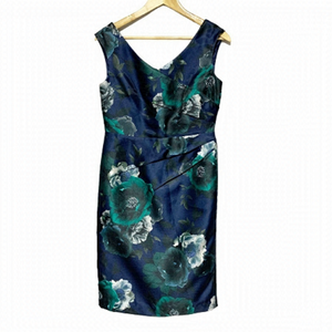 Jacques Vert Floral Navy Dress US size 8